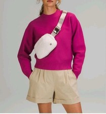 Lululemon Everywhere Fleece Belt Bag Light Iv...