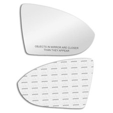 New Replacement Mirror Glass with FULL SIZE ADHESIVE for Volkswagen Golf GTI E