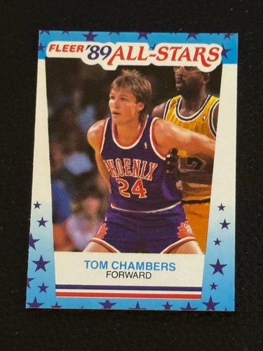 Tom Chambers #11 1989 Fleer Sticker card