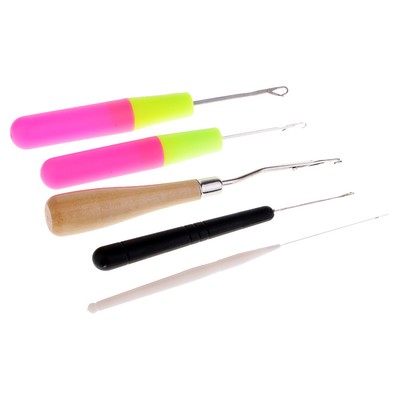 5 Stücke Latch Hook Häkelnadeln Für Haare/Micro Braid Dread Lock