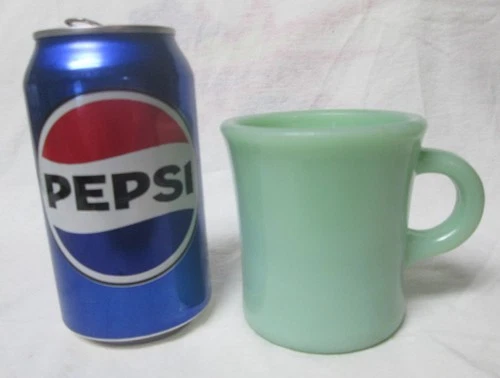 Vintage Fire King Jadite Jadeite Restaurant Ware Coffee Mug-Small Chip-L@@K!