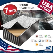 Car Engine Hood Heat Shield Insulation Sound Deadener Noise Mat Deadening Pad