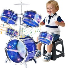 Kinder Schlagzeug Set Galaxie Design Mit 15 B...