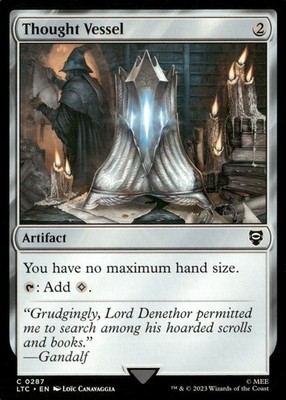 Thought Vessel 287 Commander: The Lord of the Rings: Magic: The Gathering NM