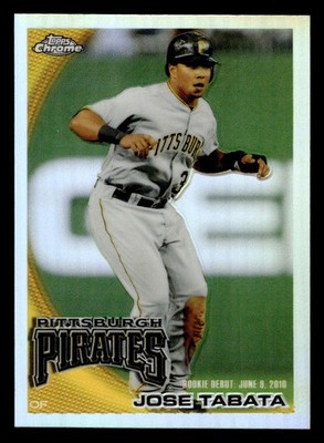 2010 Topps Update #CHR68 Jose Tabata Chrome Rookie Debut Refractors