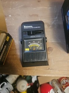 Banana Quartz Guitar Tuner In Original Box BT-2 Vintage 1982 Tested Works