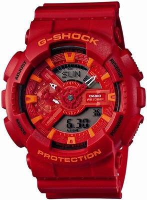 Casio Wristwatch G-SHOCK GA-110AC-4AJF Red