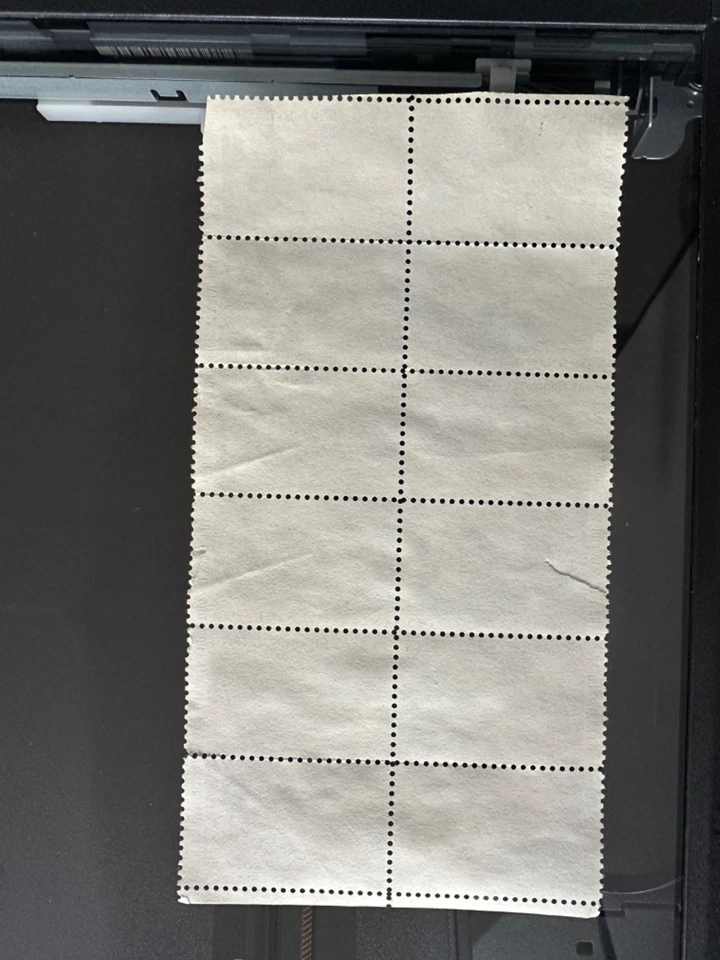 Qty 12 Stamp Block 8 cent Bicentennial 1976 Boston Tea Party Stamps USED Mailed - Image 3 of 4