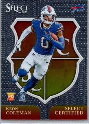 2024 Panini Select - Select Certified Rookies #13 Keon Coleman