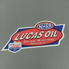 LUCAS Oil Drag Racing Series Vintage Racing Decal/Sticker NHRA Has Edge Wear