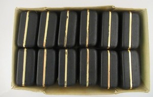 vintage UAW CAP pins in presentation cases - 12 individual cases