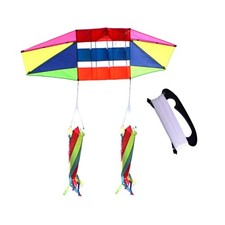 Colorful Kite Toy Large Single Line Kite for Girls Boys Kids Adults Children