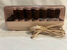Vtg Clairol Custom CareSettet Model KF-20 Velvet Rollers, Missing 3 Clips WORKS