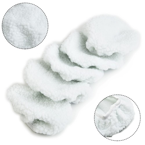 5*-Polishing Bonnet Buffer Pads Set Soft Wool For 5-6 Car Polisher Waxing - Picture 1 of 17