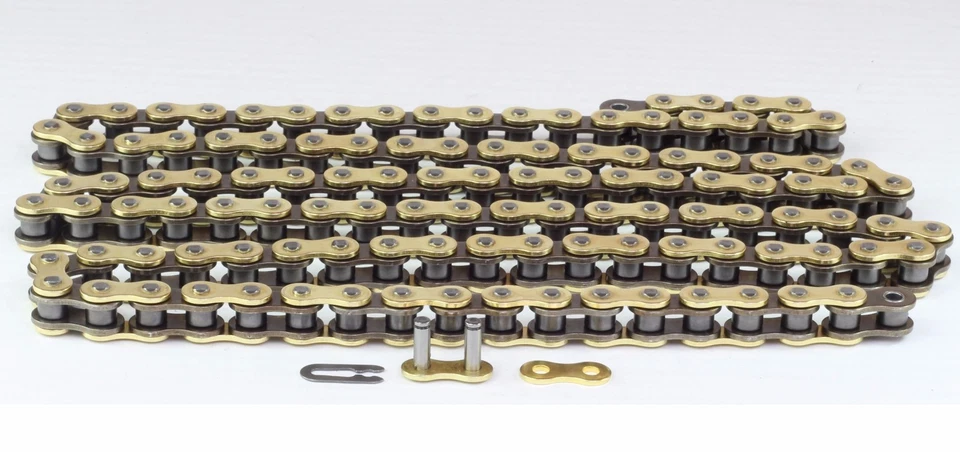 YZ SX-F KXF 450 250 Flo Motorsports 520 120 ЗВЕНЬЕВ ЗОЛОТАЯ ЦЕПЬ ДЛЯ МОТОКРОССА Dirtbike - Изображение 3 из 4