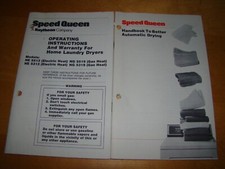 LOT ON SPEED QUEEN DRYERS ELECTRIC GAS 1987
