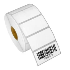 2"x1" Direct Thermal UPC Barcode FBA Labels 1300/Roll for Zebra & Rollo Printers