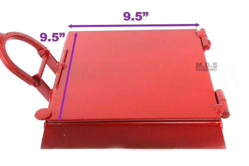 Tortilla Press 9.5” Red Heavy Duty Iron Restaurant Commercial Authentic... - Picture 7 of 7