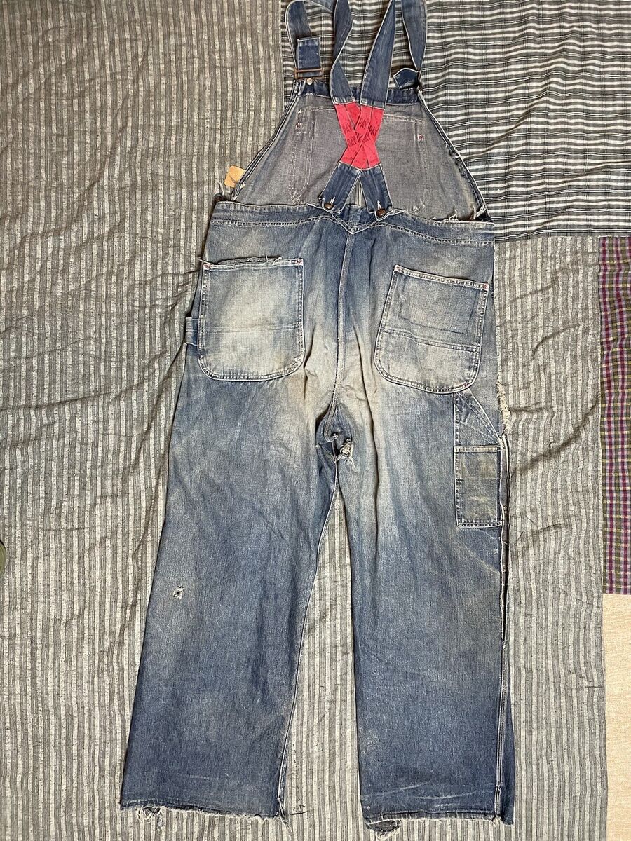 1940s Vintage Pay Day Denim Low Back Overalls 40x29 | eBay 1940s Vintage Pay Day Denim Low Back Overalls 40x29 | eBay