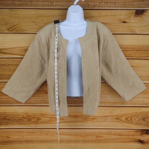 Jessica Howard Blazer Jacke vorne offen Damen 24 W braun Schulterpolster Business - Bild 3 von 8