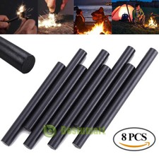 8Pcs Ferrocerium 5/16" Flint Fire Starter Survival Magnesium Rod kits lighter A 