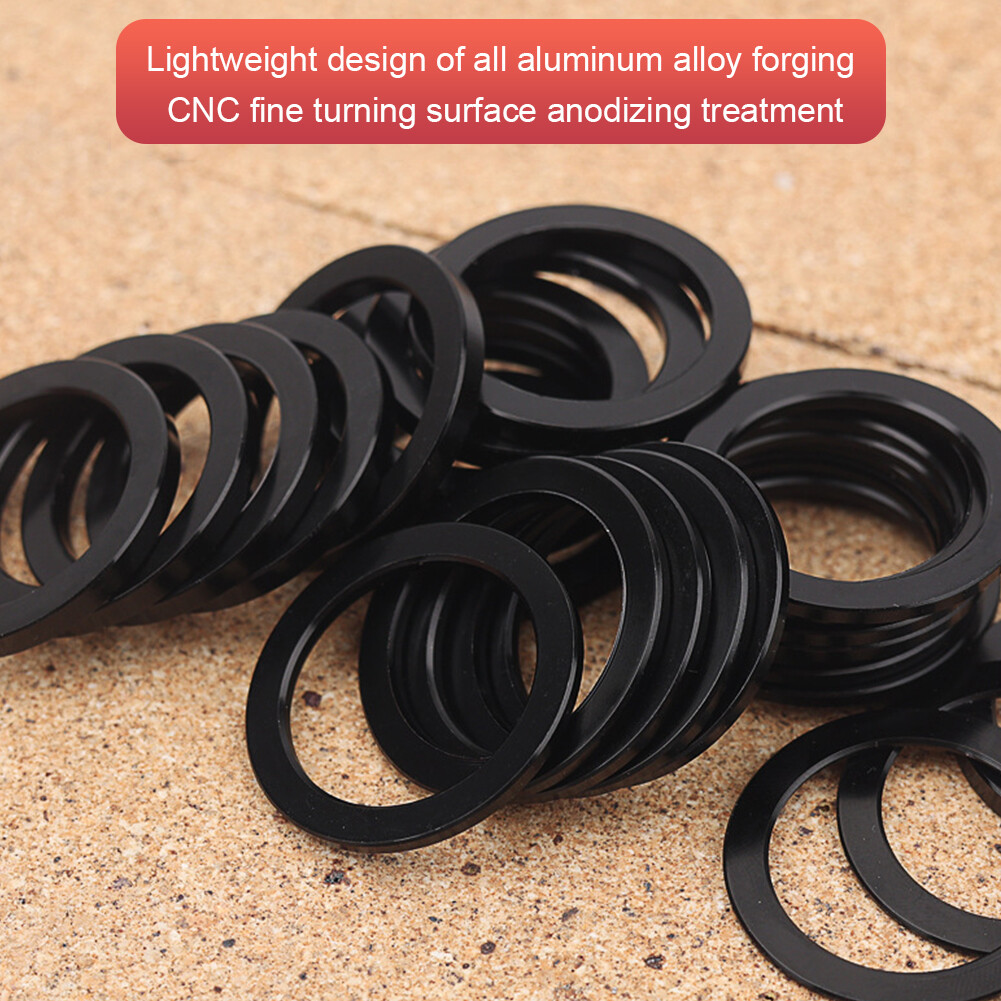 Bicycle Crankset Washers Aluminum Alloy Bike Crank Cover Chain Wheel