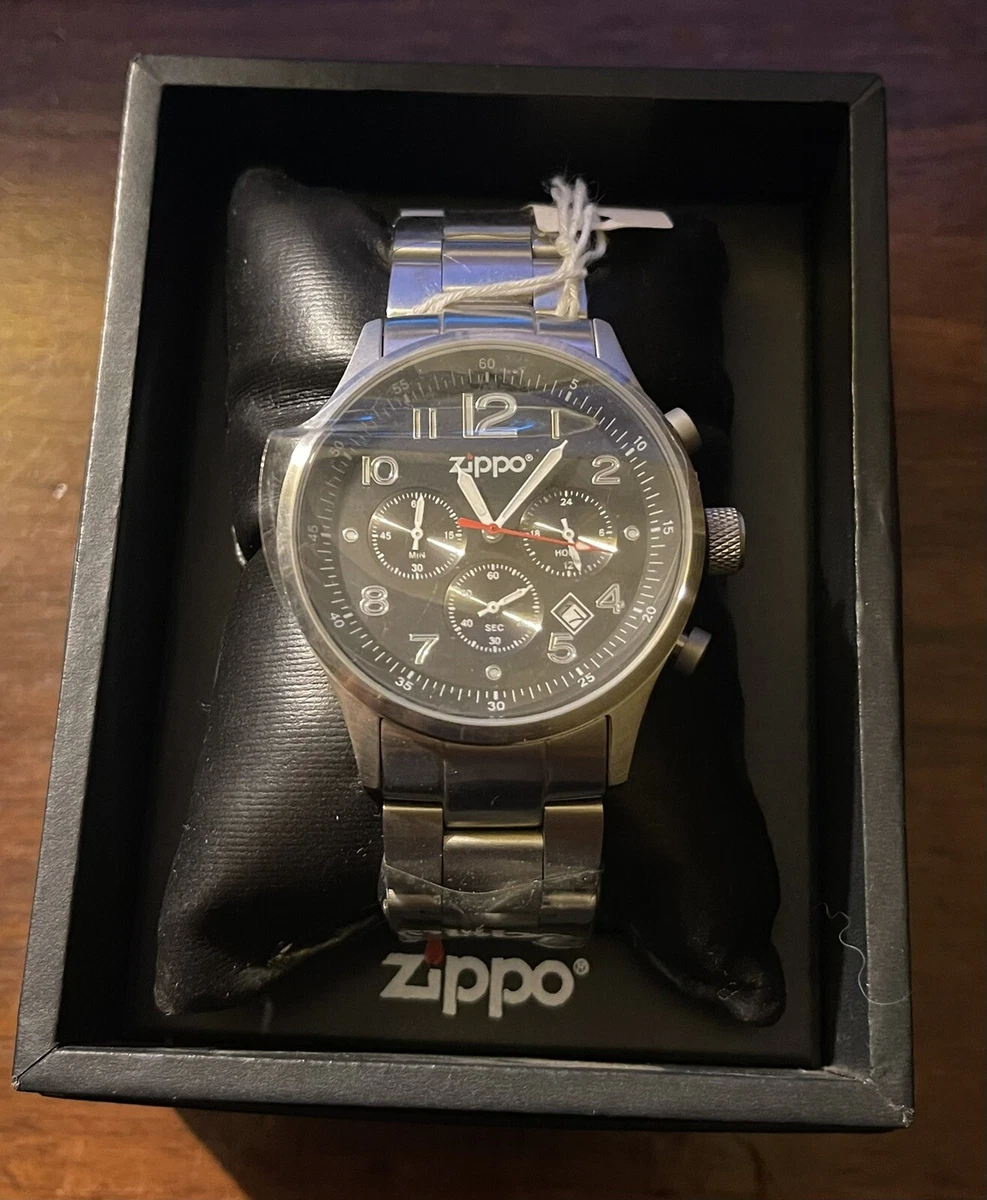 Zippo Watch 45001 Stainless Steel Design with Case