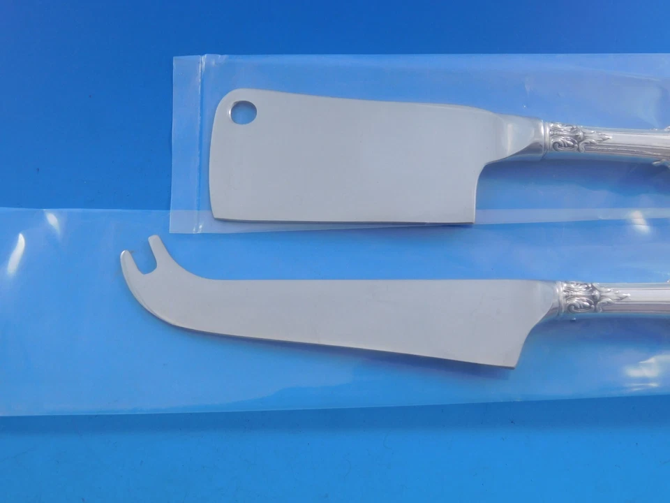 Juego de servir queso Sir Christopher by Wallace de plata esterlina 2 piezas HHWS personalizado Foto 3 de 4