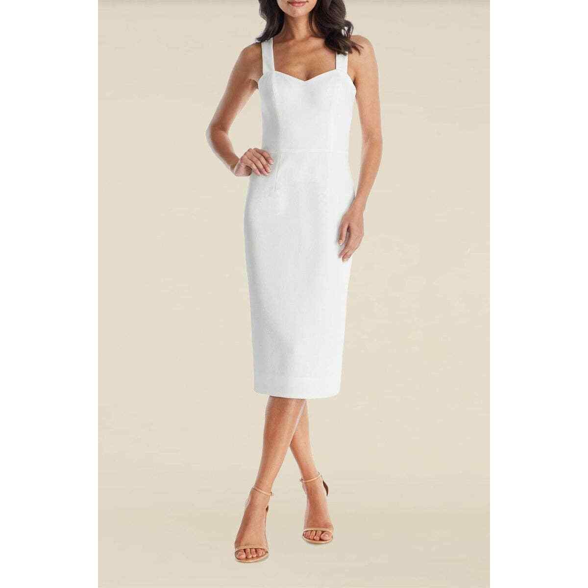 Dress The Population Nicole Dress - White - XXL