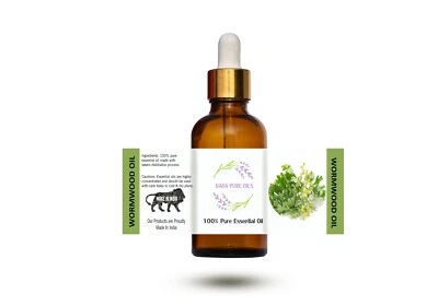 GUZARISH WORMWOOD PURE NATURAL OIL PURE ORGANIC IN DROPPER AMBER BOTTLE FROM INDIA