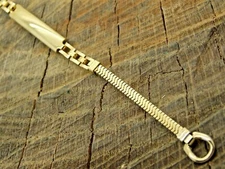 NOS Forstner Vintage Watch Band Ring End Gold Filled Ladies Deployment Unused