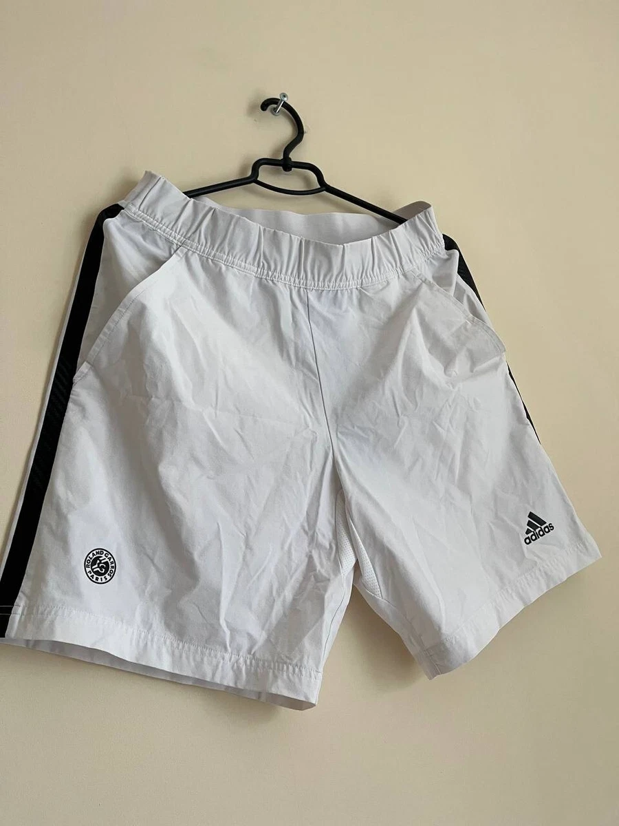 Adidas Roland Garros Official Rare Tennis Shorts Climacool Mens Size M White