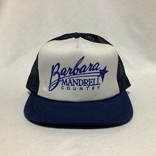 VINTAGE Barbara Mandrell Country Hat Cap Mens Snap Back Rope Mesh Trucker Music