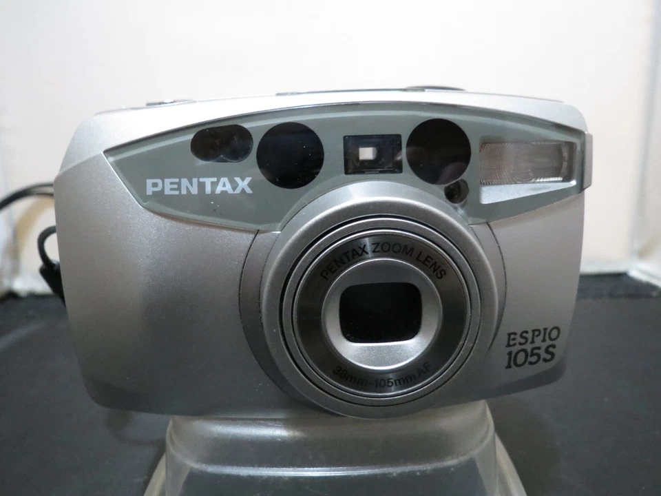 PENTAX ESPIO 105 S 35mm Film Point & Shoot Camera with 38-105mm Zoom + Case - Image 2 of 4