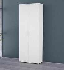 Wardrobe TERNI Offer Furniture 2 Doors Beedroom Shelves Storage White Sonoma New