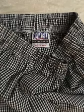 NEWCHEF Cook Pants Drawstring Waist Zip-fly 4pocket NWOT