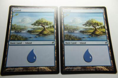 MTG Island (289) x2- -Lorwyn-Lightly Played