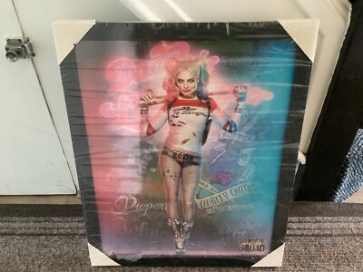 Harley Quinn s Tattoo Parlor: Joker Suicide Squad Poster (GERAHMT)