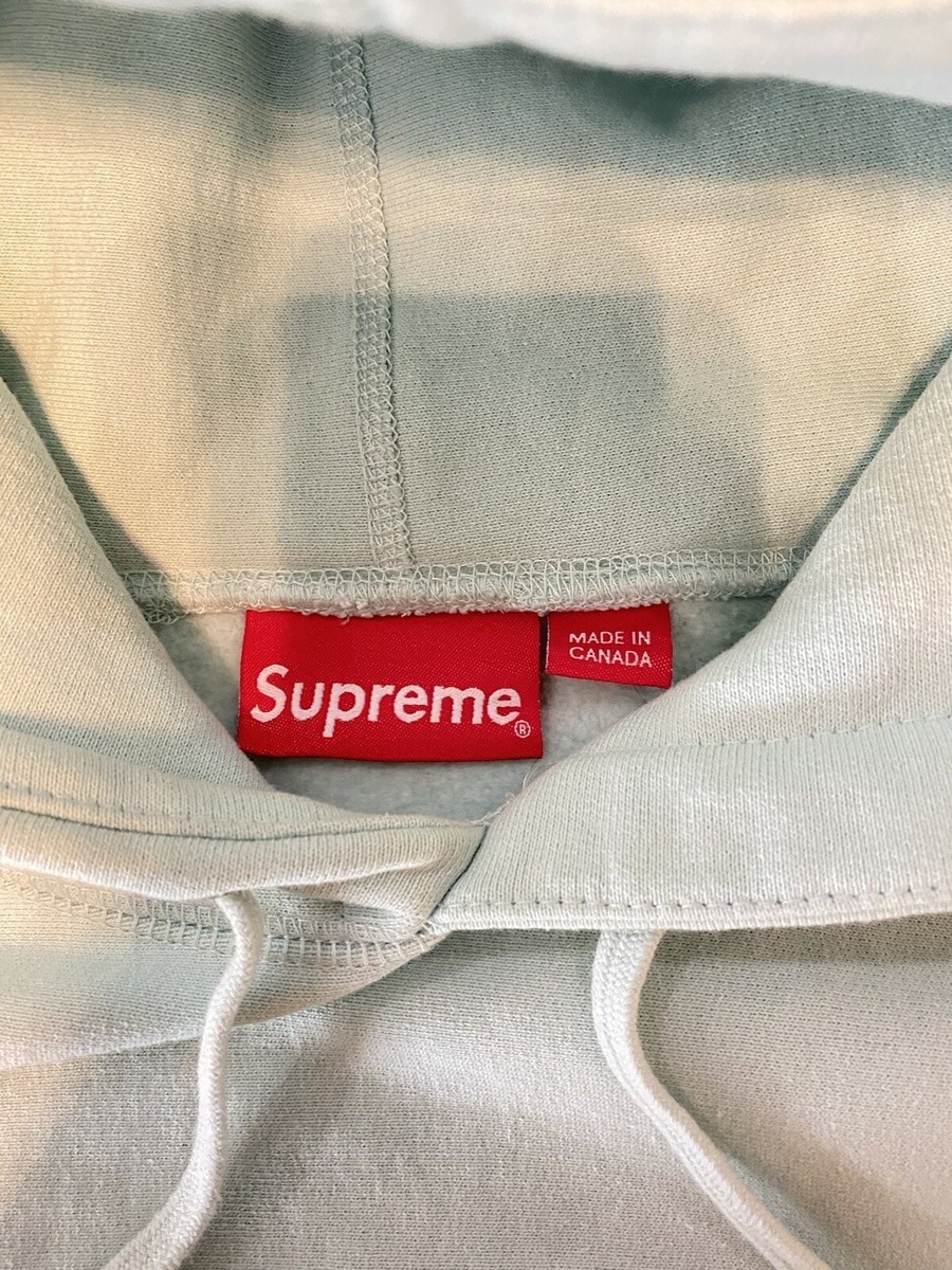 New Supreme Box Logo Hoodie Ice Blue (FW17) Medium - Ships Same