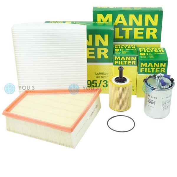 Mann Filter Inspektionssatz Filterset Filterpaket FüR Skoda Roomster 5J 1.4 Tdi-image