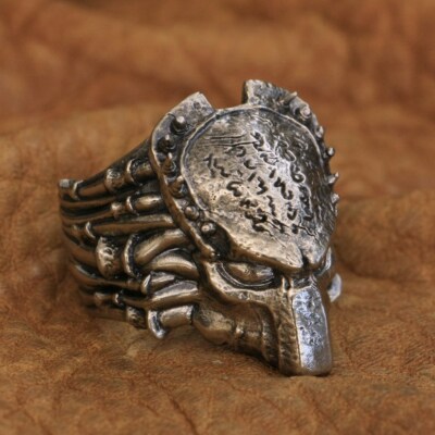 LINSION Cupronickel Predator Ring Mens Biker Rock Punk Ring CP208A US 7-15