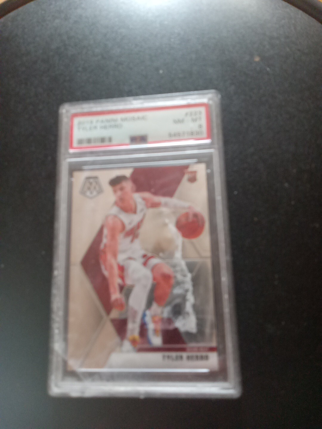 🔥 Tyler HERRO 2019 Panini Mosaic Rookie RC PSA 8 NM Mint #223 Miami Heat 📈