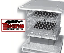 Deluxe Chimney Damper Cap Chim-A-Lator 12 x 12 in. Top Sealing Chimney Damper