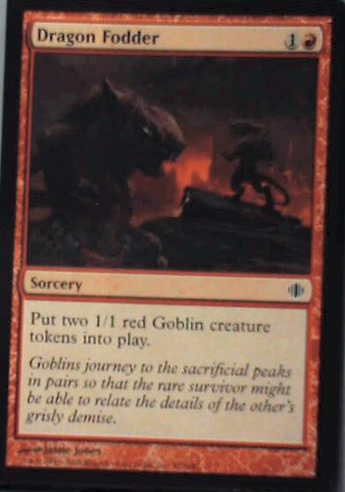 Magic The Gathering Shards of Alara Dragon Fodder #97 NM R127 Card