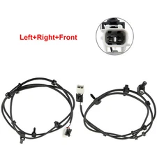 2 Pcs Front LH & RH ABS Speed Sensor for 2000-2002 Dodge Ram 2500 Ram 3500 4WD