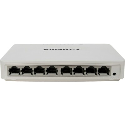 X-MEDIA XM-SW3008D | 8-Port 10/100/1000Mbps Gigabit Ethernet Desktop Switch