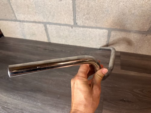 OEM Torker Chrome Steel Cruiser Bicycle Handlebar 25.4 X 620mm - Picture 4 of 6
