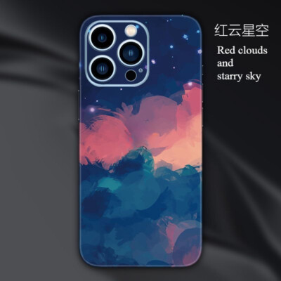 Customized For Apple 13 phone back film For iPhone 16 Promax 15 14 12 color film