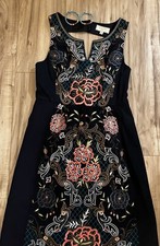 Anthropologie Moulinette Soeurs Perennial Embroidered Dress Size 6