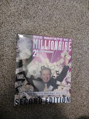 Who Wants To Be A Millionaire 2nd Edition Second CD ROM Windows Factory Sealed